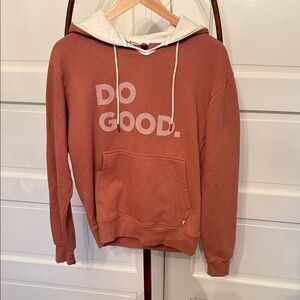 Cotopaxi Do Good Graphic Hoodie Organic Cotton Contrast Hood Unisex M